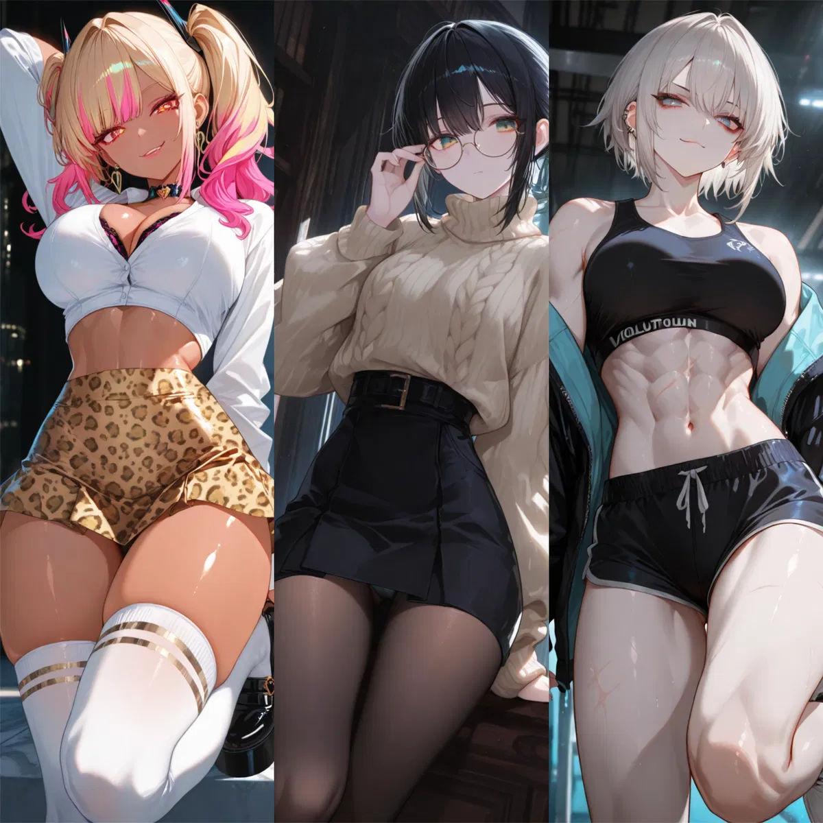 Jessica, Anna, and Marinette 