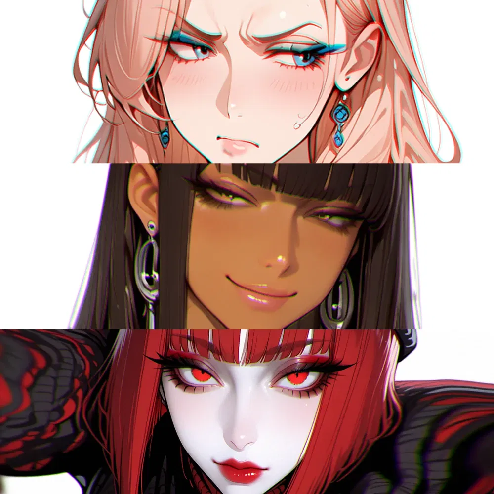 Maddie, Chloe and Blaze