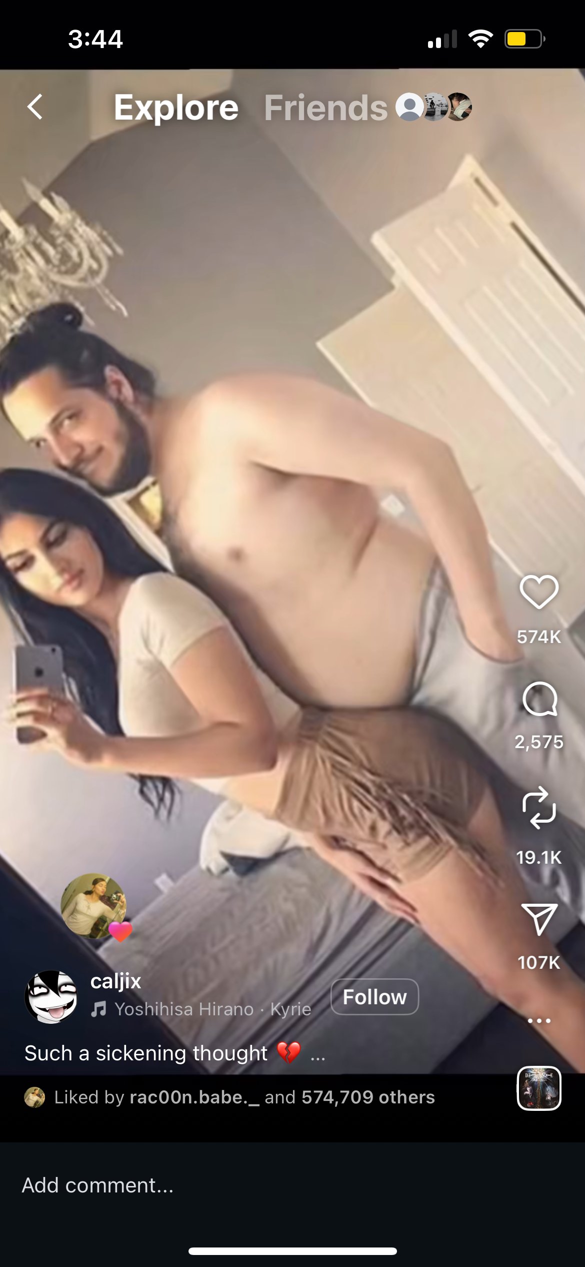 Sssniperwolf and chopped bf